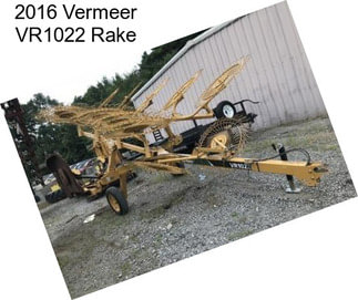 2016 Vermeer VR1022 Rake