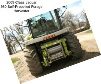 2009 Claas Jaguar 980 Self-Propelled Forage Harvester