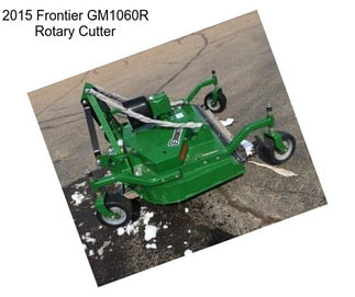 2015 Frontier GM1060R Rotary Cutter