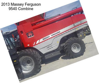 2013 Massey Ferguson 9540 Combine