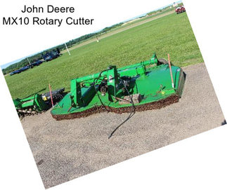 John Deere MX10 Rotary Cutter