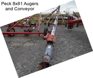 Peck 8x61 Augers and Conveyor