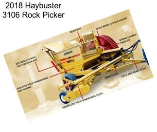 2018 Haybuster 3106 Rock Picker