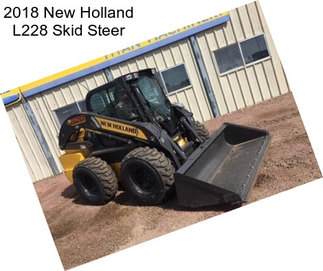 2018 New Holland L228 Skid Steer