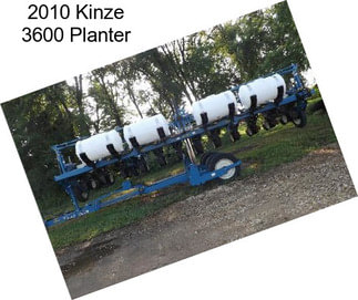 2010 Kinze 3600 Planter