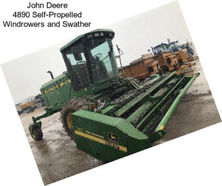 John Deere 4890 Self-Propelled Windrowers and Swather