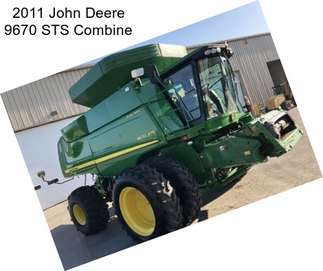 2011 John Deere 9670 STS Combine