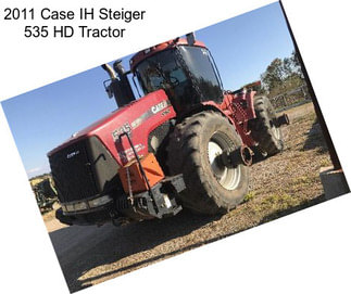 2011 Case IH Steiger 535 HD Tractor