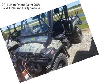 2011 John Deere Gator XUV 825I ATVs and Utility Vehicle