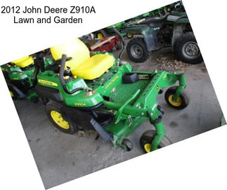 2012 John Deere Z910A Lawn and Garden