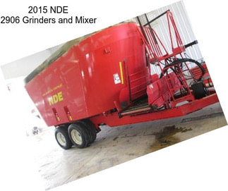 2015 NDE 2906 Grinders and Mixer