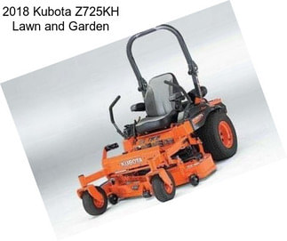 2018 Kubota Z725KH Lawn and Garden
