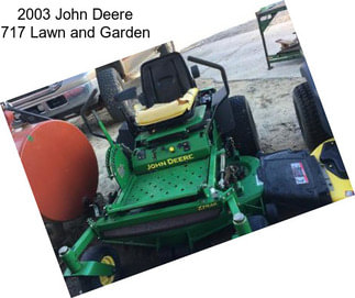 2003 John Deere 717 Lawn and Garden