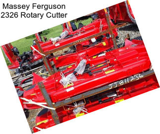 Massey Ferguson 2326 Rotary Cutter