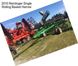 2010 Remlinger Single Rolling Basket Harrow