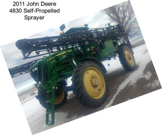 2011 John Deere 4830 Self-Propelled Sprayer