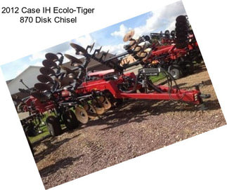 2012 Case IH Ecolo-Tiger 870 Disk Chisel