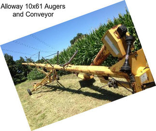 Alloway 10x61 Augers and Conveyor