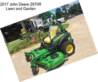 2017 John Deere Z970R Lawn and Garden