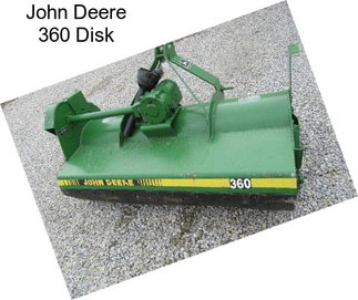 John Deere 360 Disk