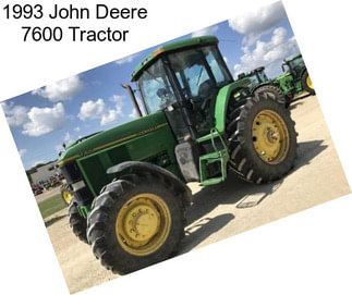 1993 John Deere 7600 Tractor