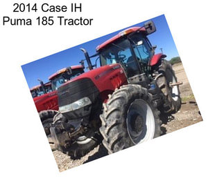 2014 Case IH Puma 185 Tractor