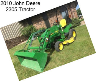 2010 John Deere 2305 Tractor