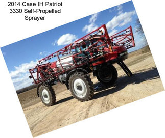 2014 Case IH Patriot 3330 Self-Propelled Sprayer