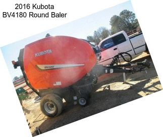 2016 Kubota BV4180 Round Baler