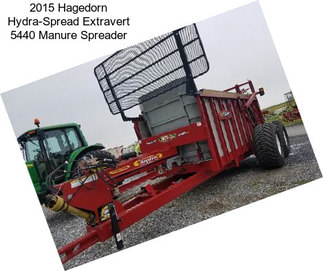 2015 Hagedorn Hydra-Spread Extravert 5440 Manure Spreader