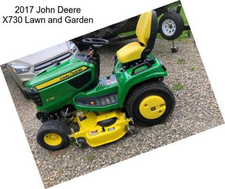 2017 John Deere X730 Lawn and Garden