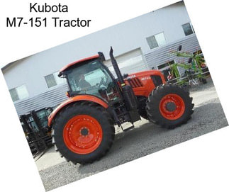 Kubota M7-151 Tractor