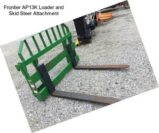 Frontier AP13K Loader and Skid Steer Attachment