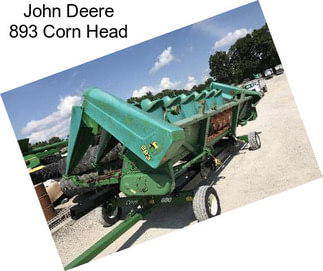 John Deere 893 Corn Head