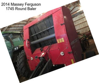 2014 Massey Ferguson 1745 Round Baler