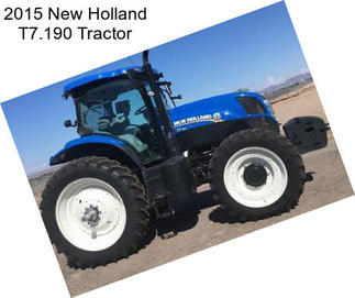 2015 New Holland T7.190 Tractor