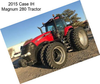 2015 Case IH Magnum 280 Tractor