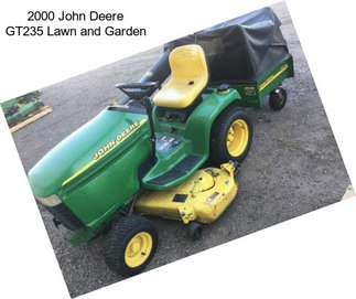 2000 John Deere GT235 Lawn and Garden