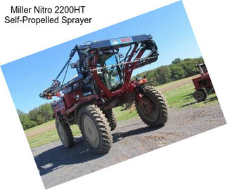 Miller Nitro 2200HT Self-Propelled Sprayer