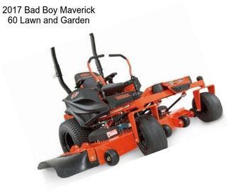 2017 Bad Boy Maverick 60 Lawn and Garden