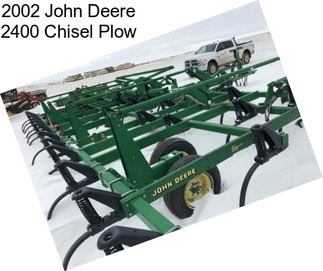 2002 John Deere 2400 Chisel Plow