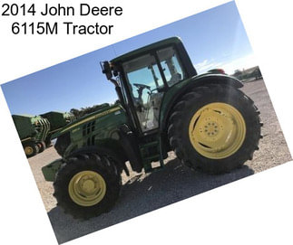 2014 John Deere 6115M Tractor