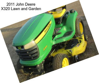 2011 John Deere X320 Lawn and Garden