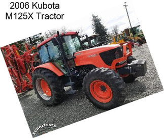 2006 Kubota M125X Tractor