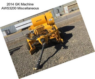 2014 GK Machine AWS3200 Miscellaneous