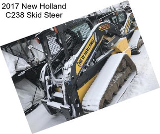 2017 New Holland C238 Skid Steer