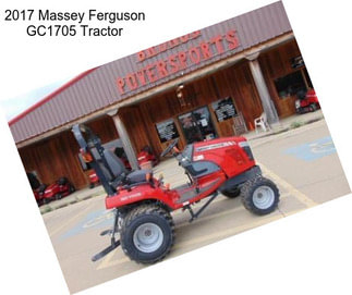 2017 Massey Ferguson GC1705 Tractor