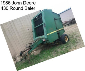 1986 John Deere 430 Round Baler