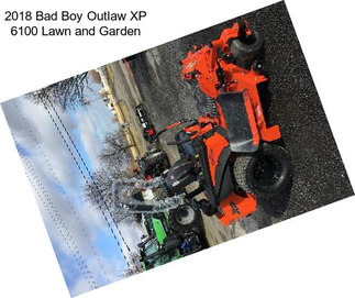 2018 Bad Boy Outlaw XP 6100 Lawn and Garden
