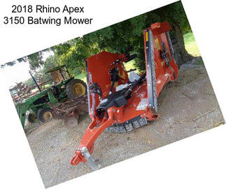 2018 Rhino Apex 3150 Batwing Mower